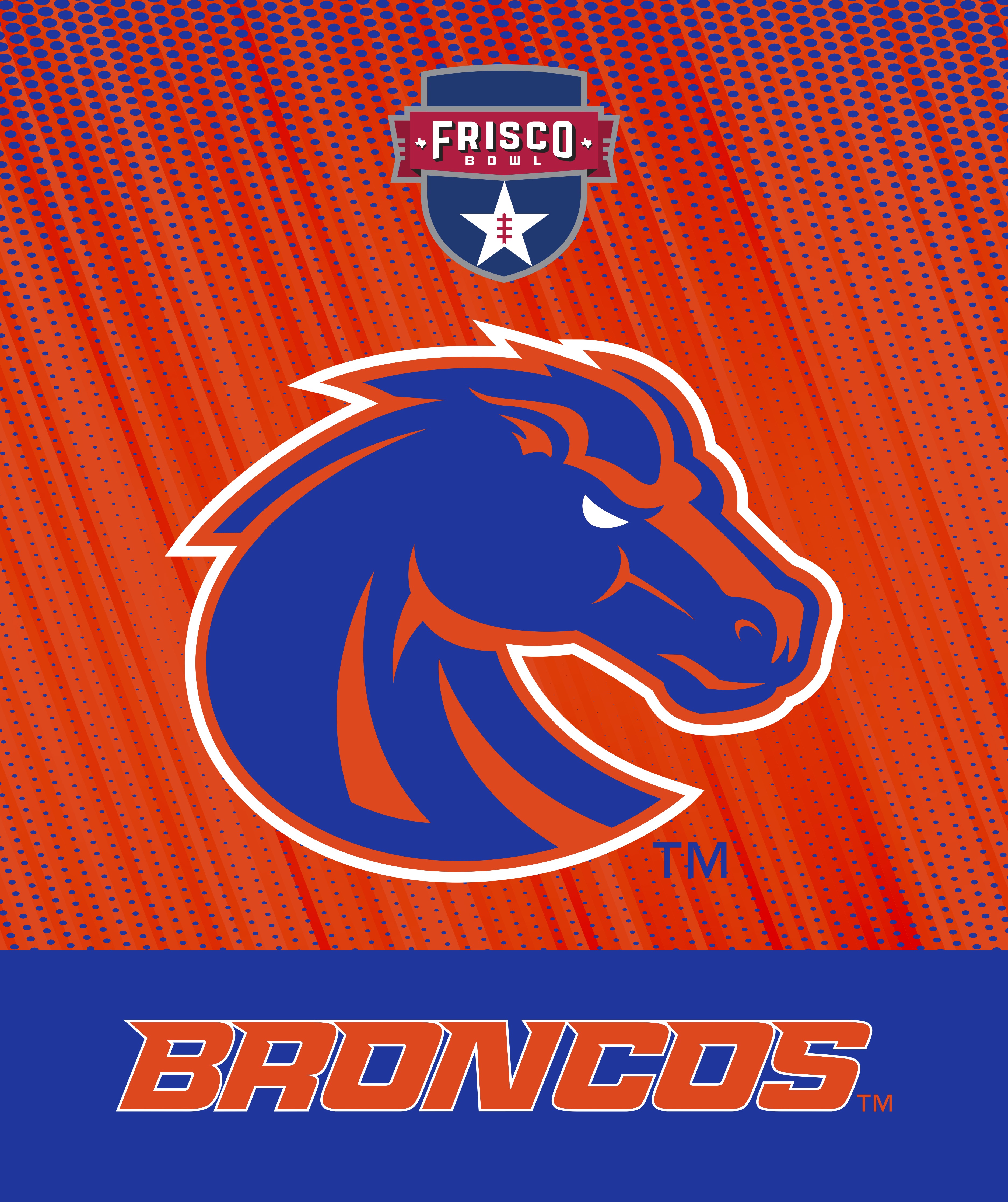 Frisco Bowl Boise State 50x60 Blanket