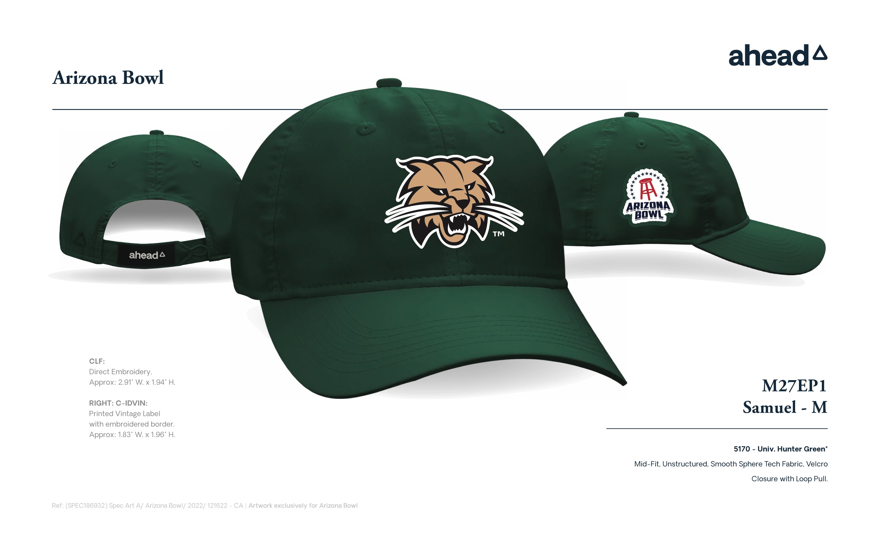 Arizona Bowl Ohio Logo Green Cap