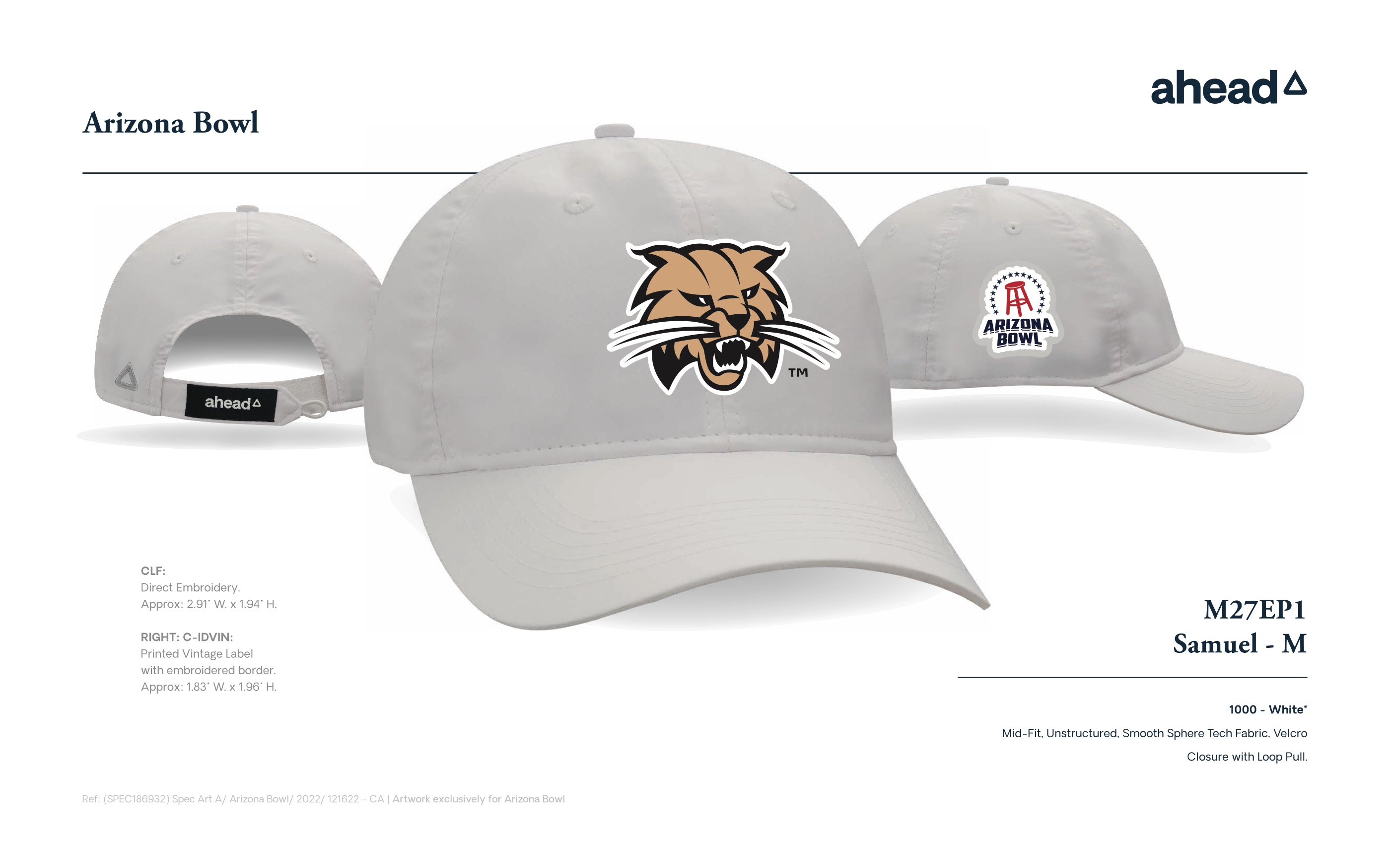 Arizona Bowl Ohio Logo White Cap