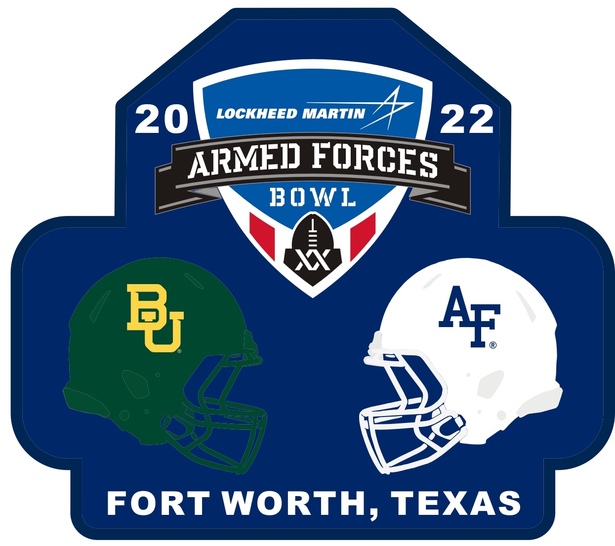 Armed Forces Bowl Pin