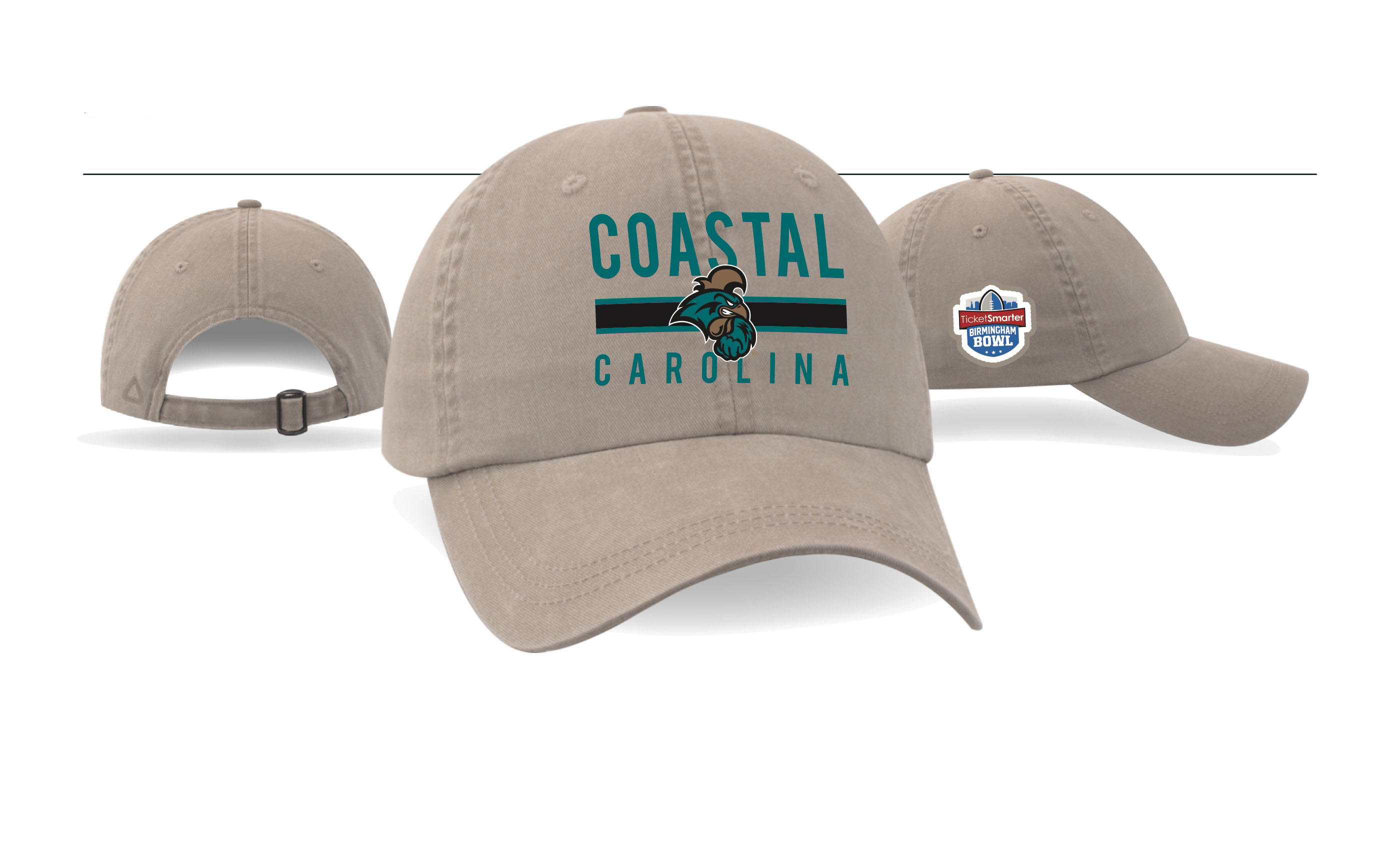 Birmingham Bowl Coastal Carolina Stripe Tan Cap