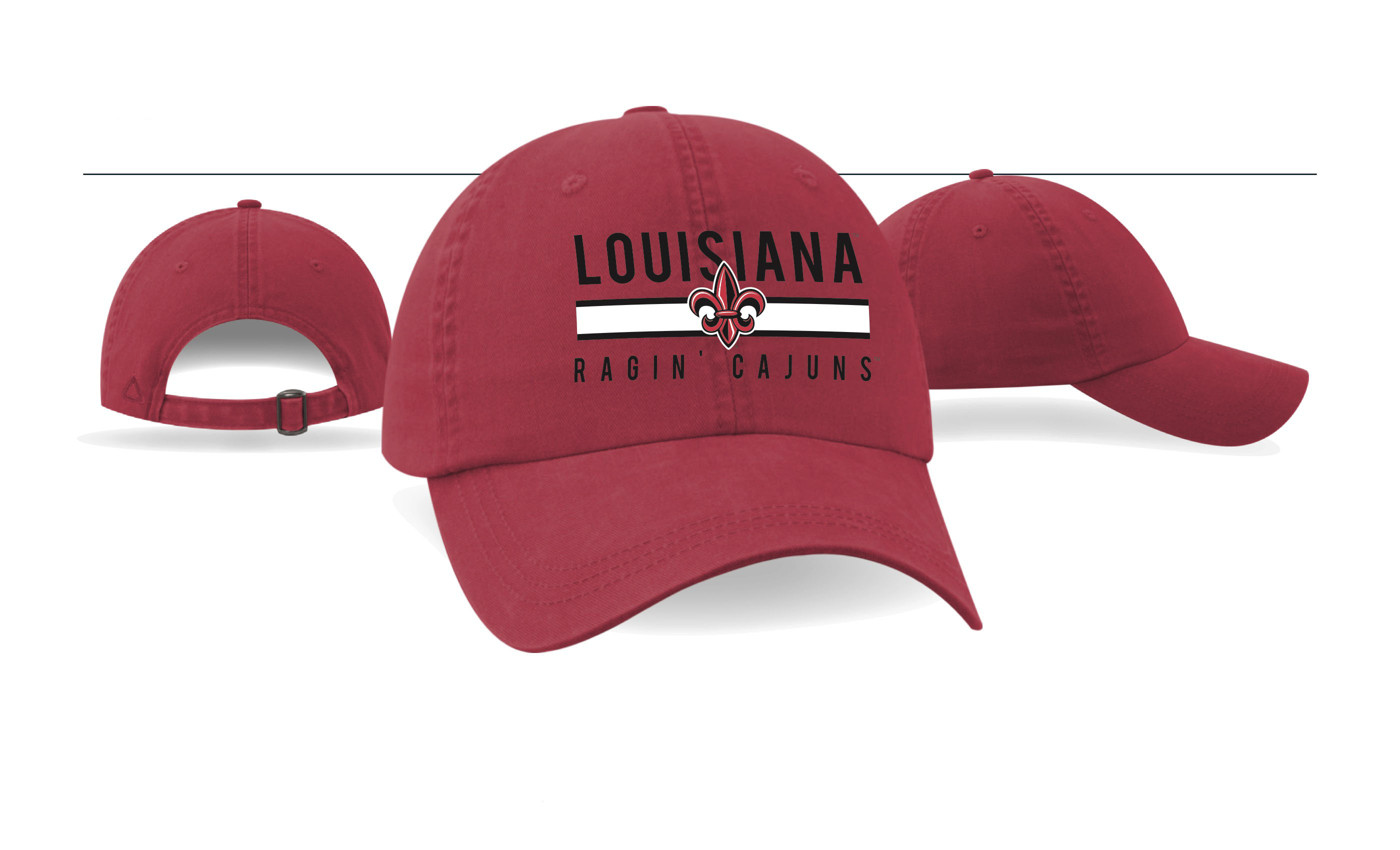 Independence Bowl Louisiana Stripe Red Cap