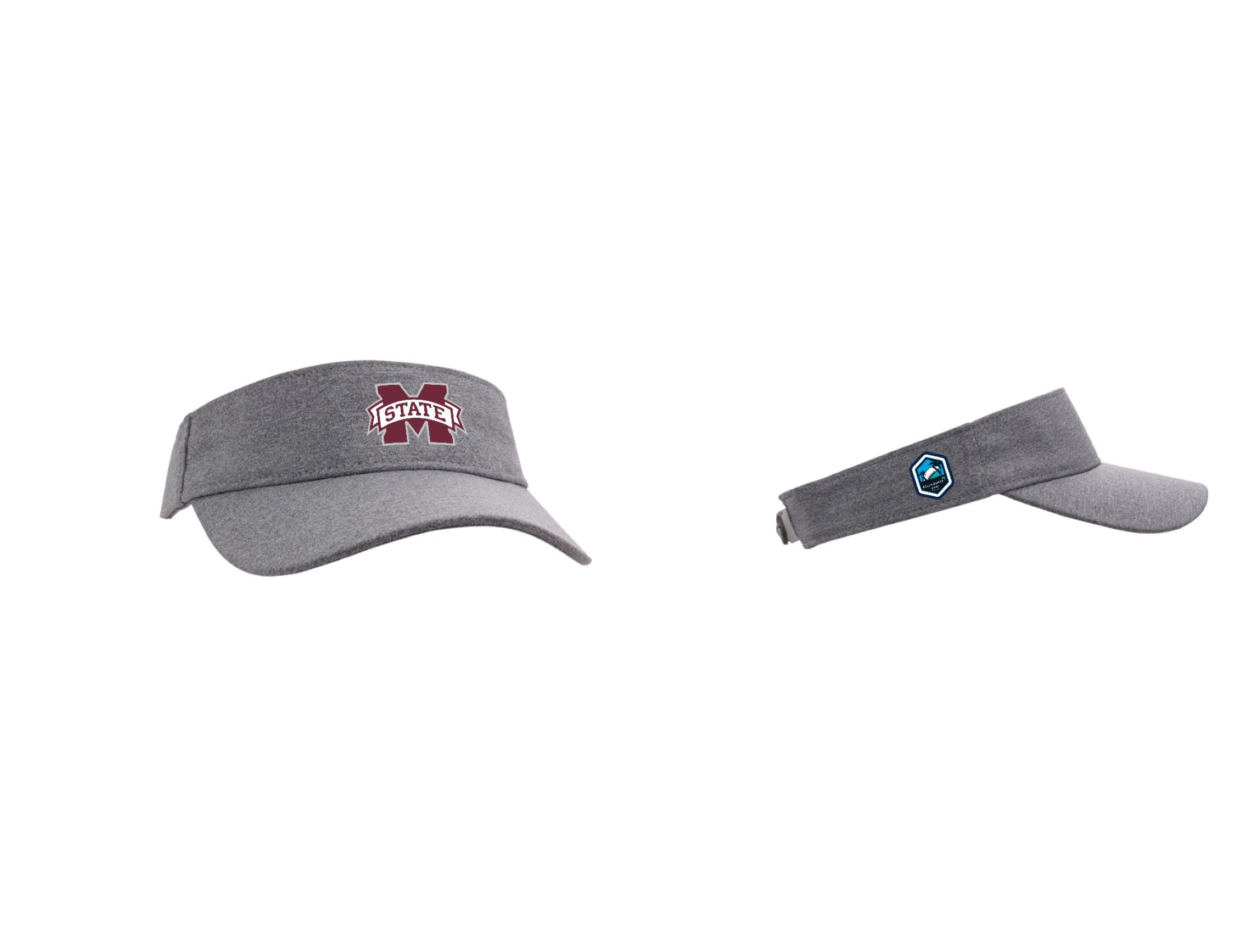 ReliaQuest Bowl Mississippi State visors - Grey