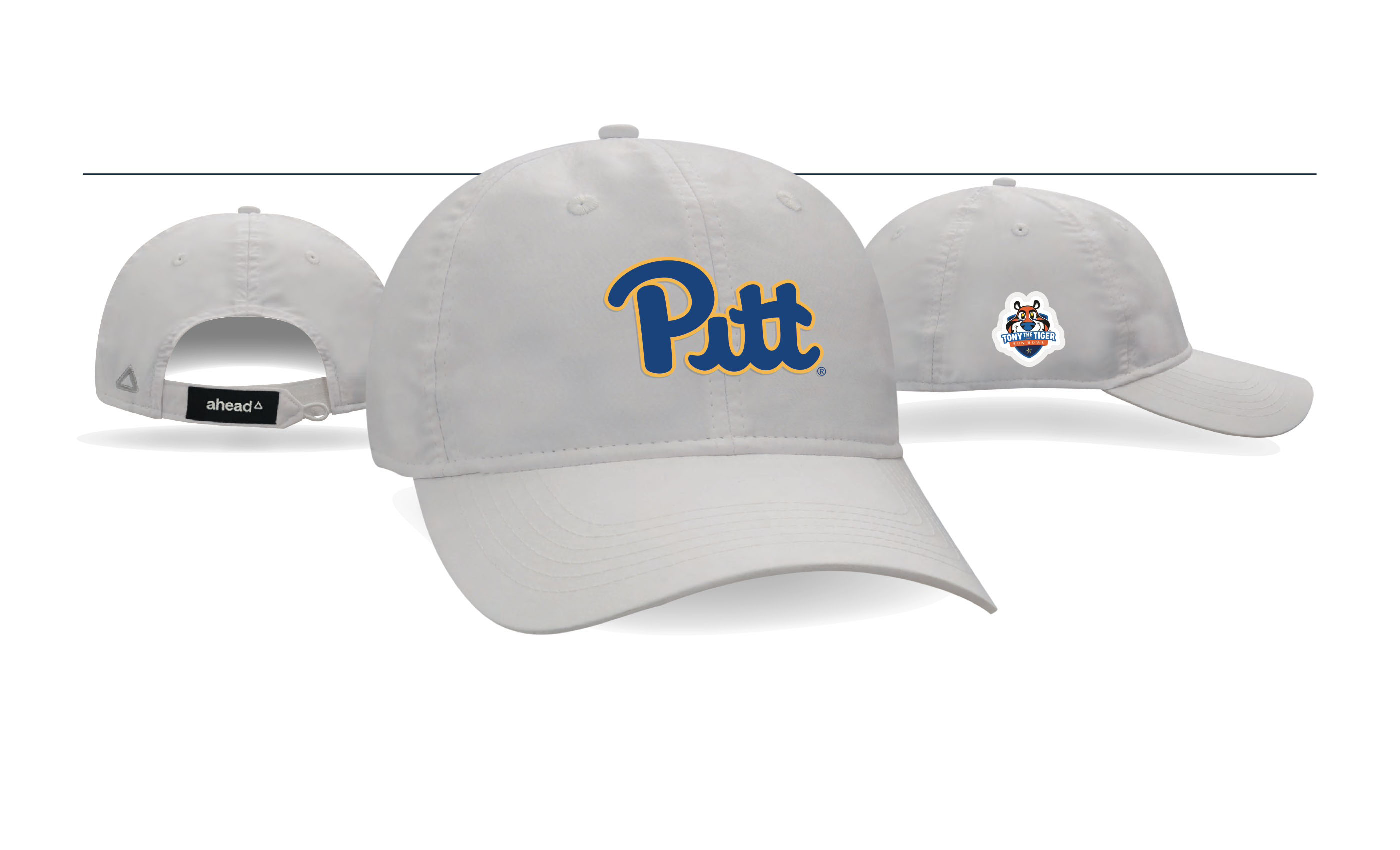 Sun Bowl Pitt Logo White Cap