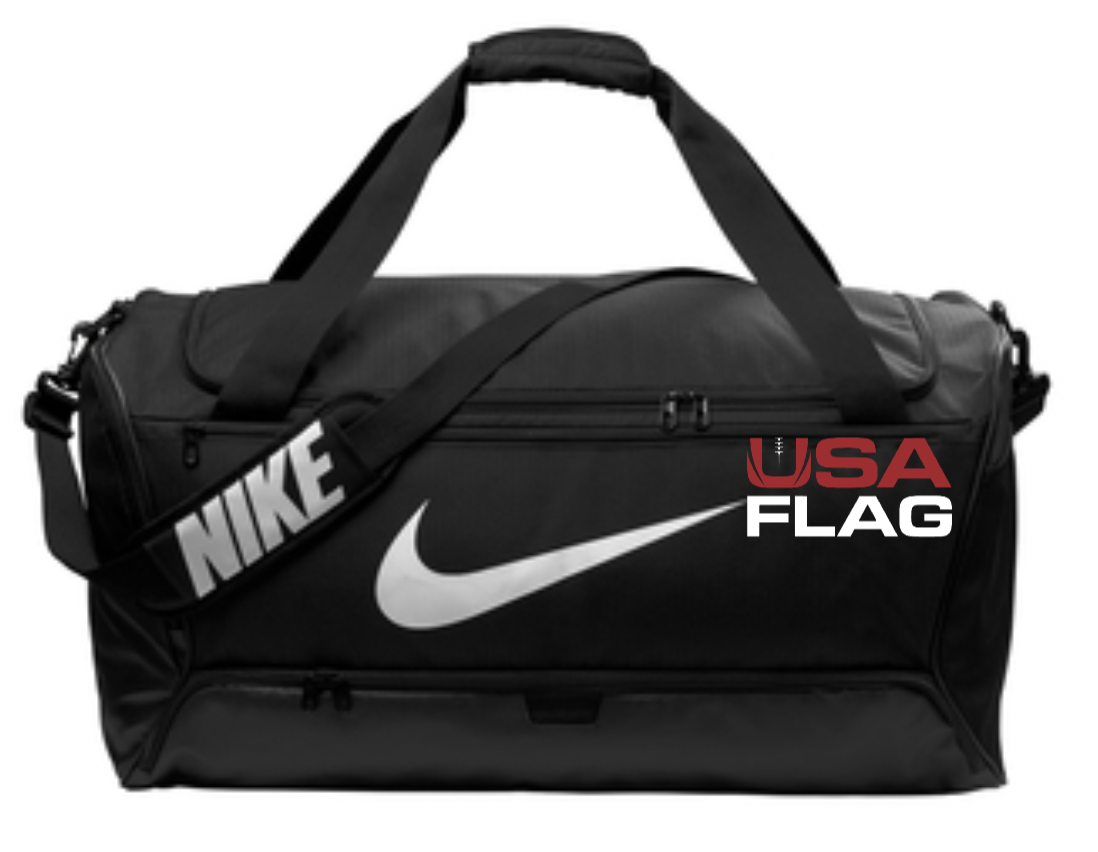 USA Flag Nike Duffel - Black