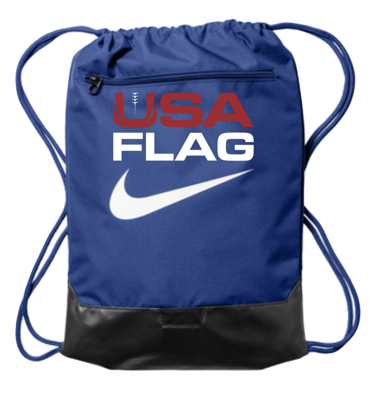 USA Flag Nike Drawstring Pack - Game Royal