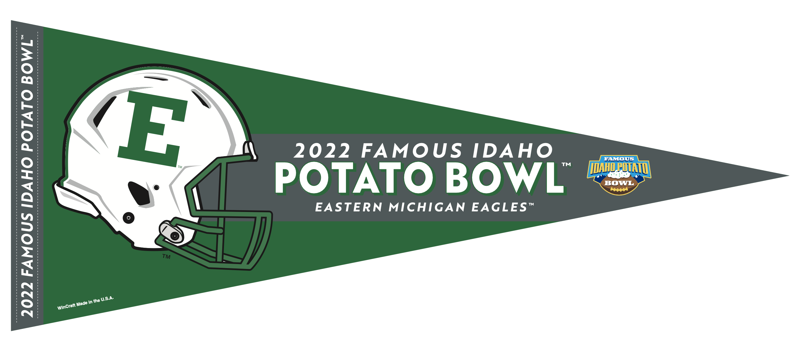 Eastern Michigan Famous Idaho Potato Bowl Pennant