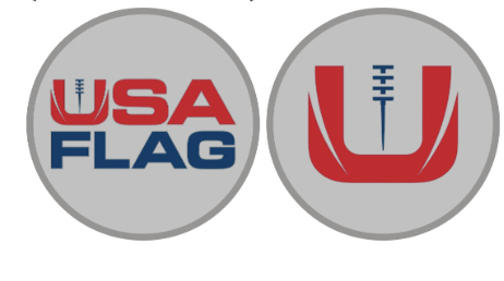 USA Flag Football Coin